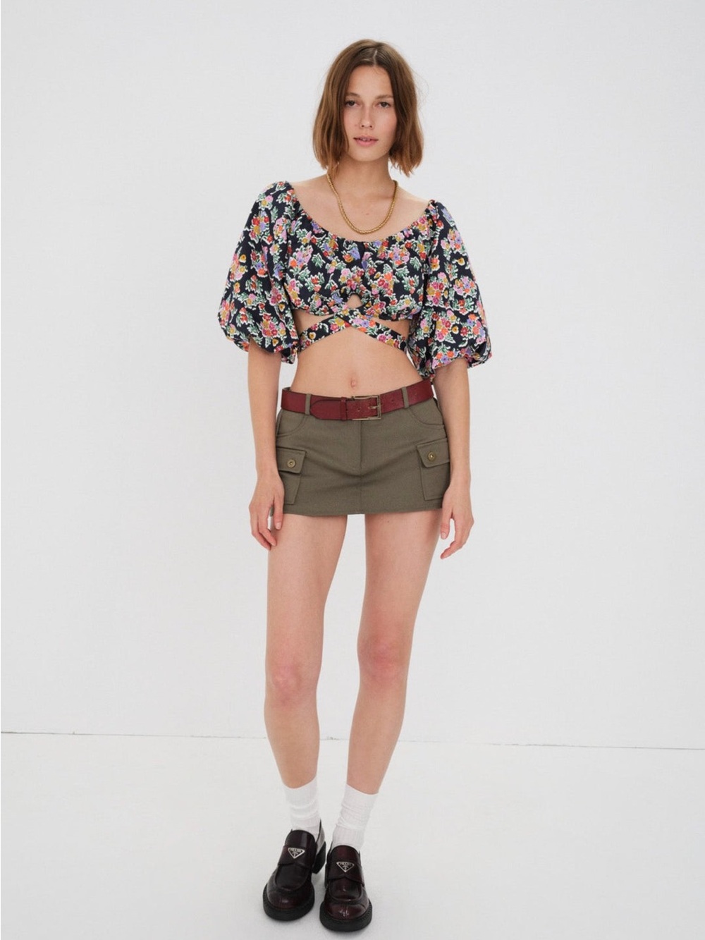 For Love & Lemons Tate Crop Top